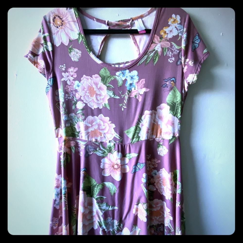 No Boundaries Floral Dress